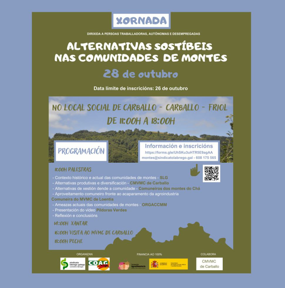 O SLG organiza en Friol unha xornada de alternativas sostíbeis nas comunidades de montes
