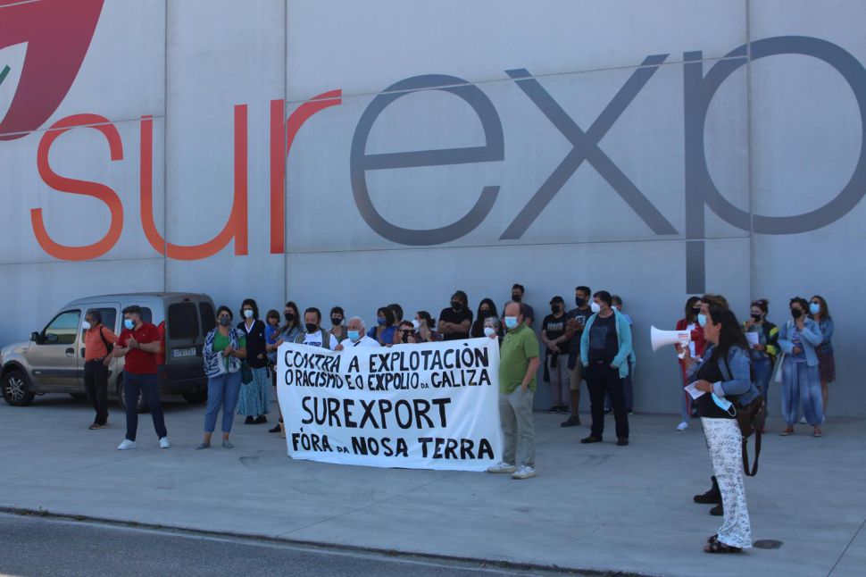 Denunciamos a explotación laboral e o espolio de recursos naturais da agroindustria SUREXPORT na Terra Chá