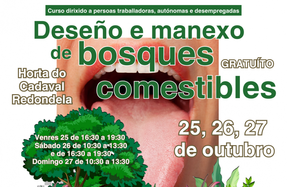 Deseño e manexo de bosques comestibles (curso, Redondela) 🗓