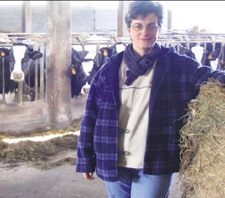 Carme Porca Vidal, responsábel da Dirección do Leite do Sindicato Labrego Galego