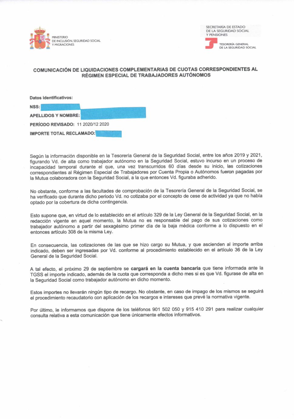 O SLG-CCLL reclamará as cotas da SS cobradas ás persoas labregas que estiveron de baixa máis de 60 días