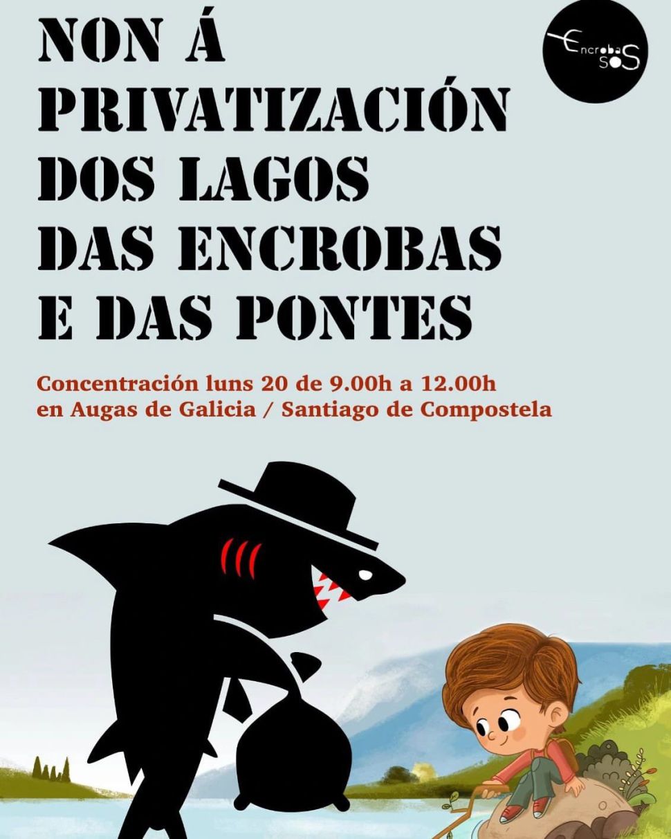 Contra a cobiza do oligopolio enérxético. Non á privatización dos lagos de Meirama e As Pontes
