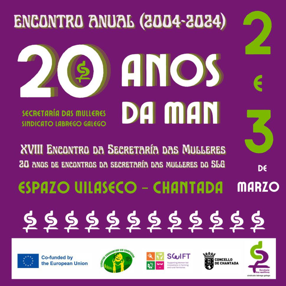 O encontro anual da Secretaría das Mulleres do SLG celebra o seu vixésimo aniversario (2004-2024)