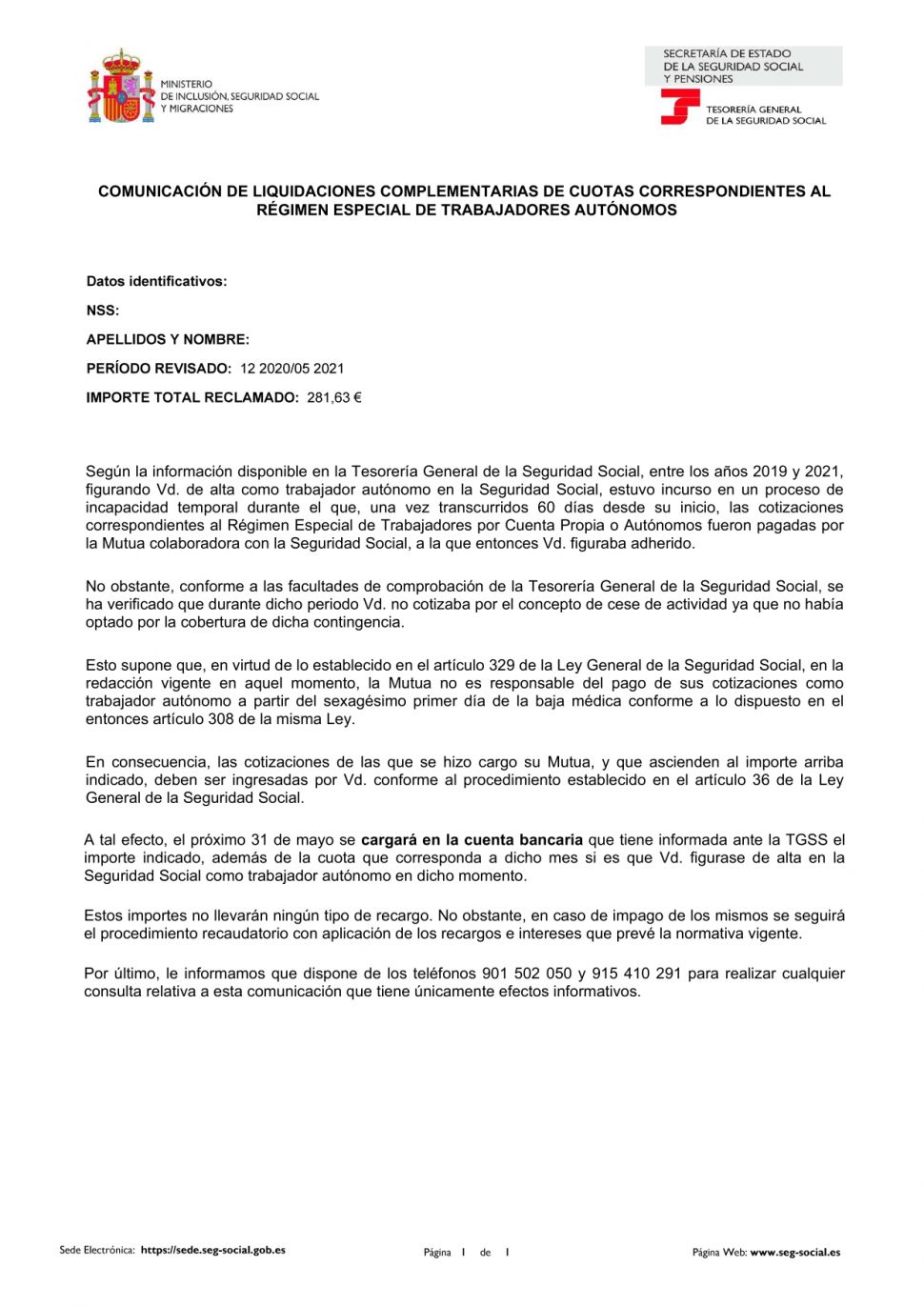 Non aos cobros da Seguridade Social ás labregas de baixa médica!