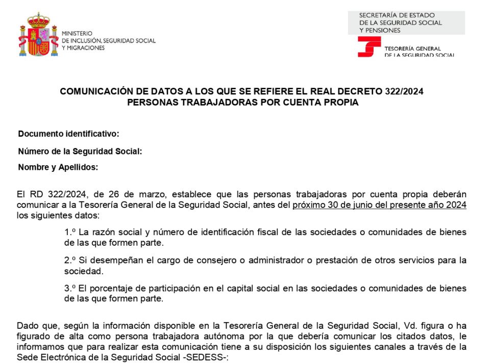 Solicitamos coordinación entre a Axencia Tributaria e Facenda a fin de eliminar trámites innecesarios ás traballadoras autónomas