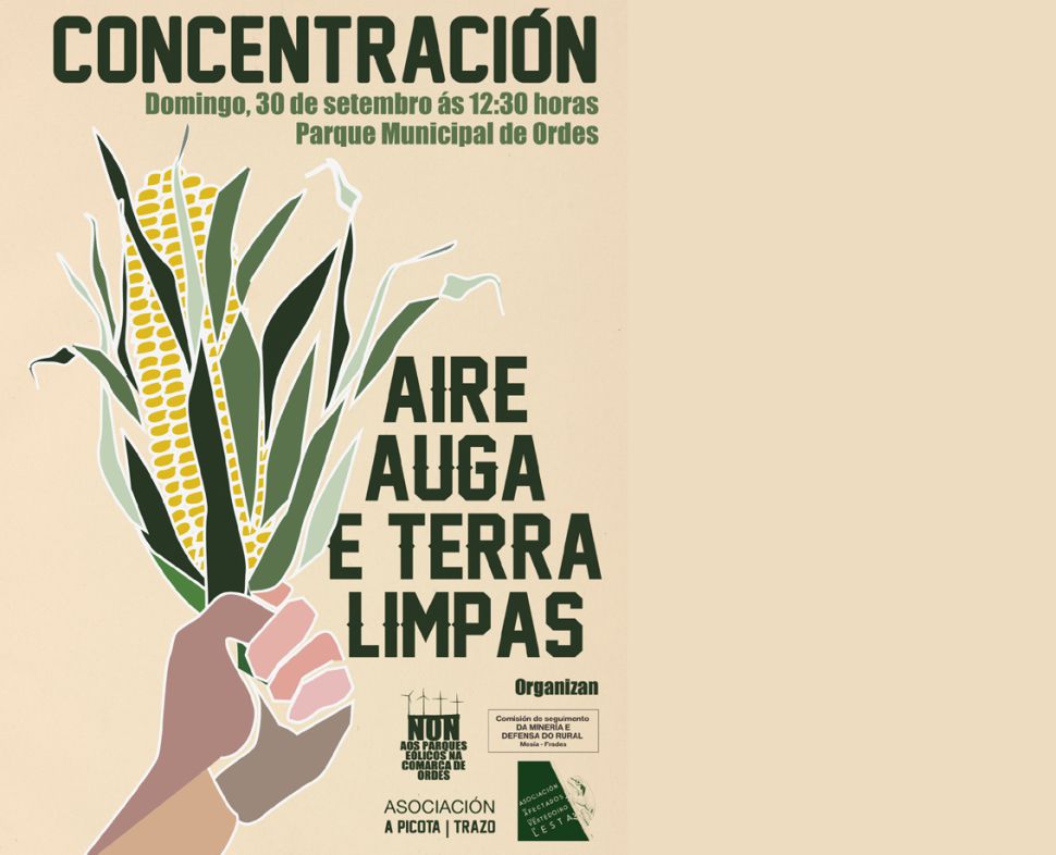 O SLG chama a participar na concentración do domingo en Ordes en defensa de aire, auga e terra limpas