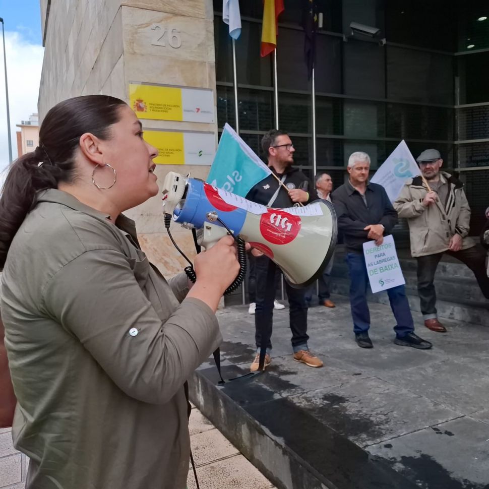 Concentración en Lugo para demandar o fin dos cobros da Seguridade Social ás labregas de baixa médica