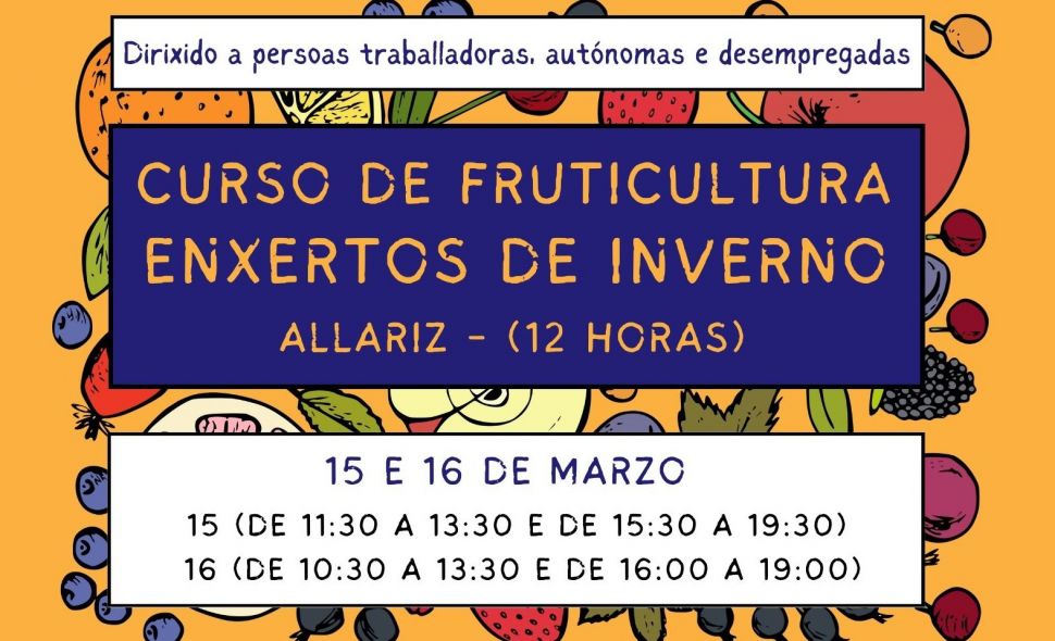Curso de de Fruticultura – Enxertos de inverno 🗓