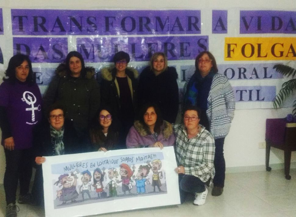 Un grupo de mulleres da Terra Chá fai un chamamento para secundar a Folga Feminista do 8 de marzo no rural