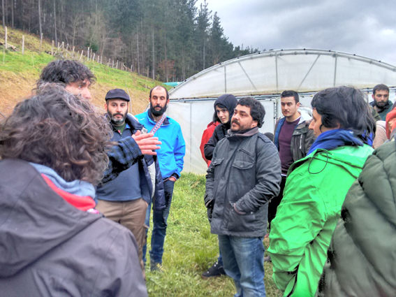 Crónica da viaxe da mocidade do Sindicato Labrego Galego a Euskadi para visitar proxectos agroecolóxicos