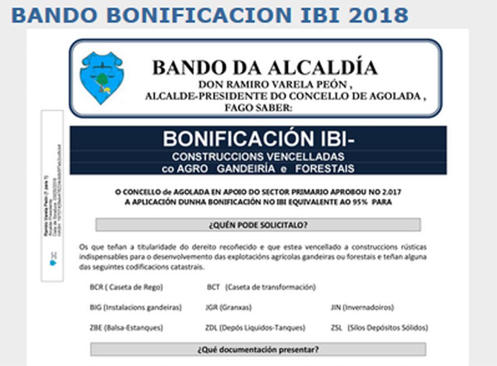 Un cento de familias gandeiras de Agolada asinan para pedir un prazo extraordinario nas bonificacións do IBI