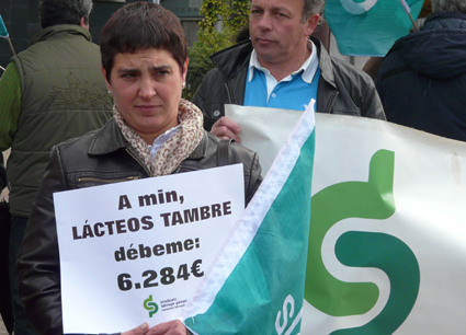 Tres novas sentenzas condenatorias obrigan a Lácteos Tambre a pagar as débedas que mantén coas explotacións