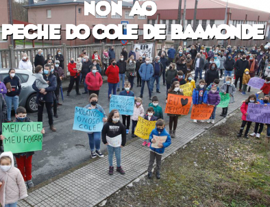O SLG reclama á Consellaría de Educación marcha atrás na súa intención de clausurar o CEIP de Baamonde