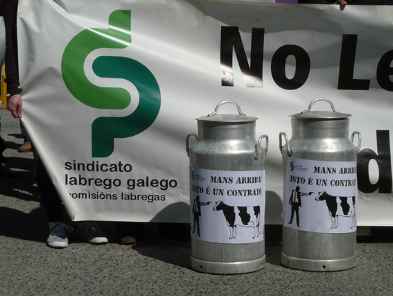 O SLG chama á unidade para activar medidas urxentes no leite e evitar a ruína de miles de familias gandeiras na Galiza