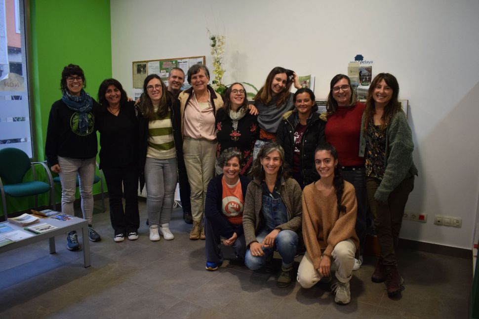 Encontro da Secretaría das Mulleres do SLG ca defensora da terra hondureña Nancy Yaneth Escalante