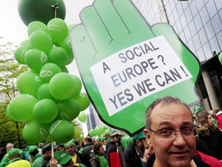 Non ás medidas de austeridade e aos recortes sociais propostas pola Unión Europea