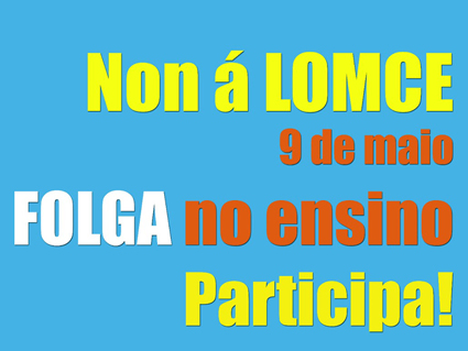 O SLG apoia a folga do 9 de maio contra os recortes no ensino público e a Lei Wert
