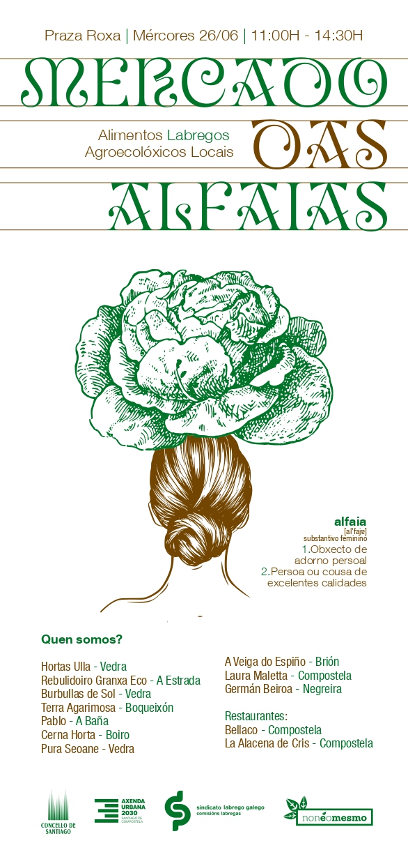 O Mercado das Alfaias visibilizará na capital galega a produción agroecolóxica, local e de proximidade