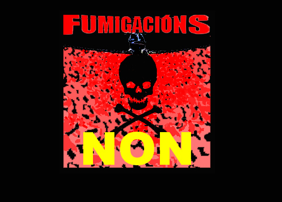 A Plataforma contra as Fumigacións denuncia ante a Fiscalía os tratamentos aéreos con Flufenoxuron