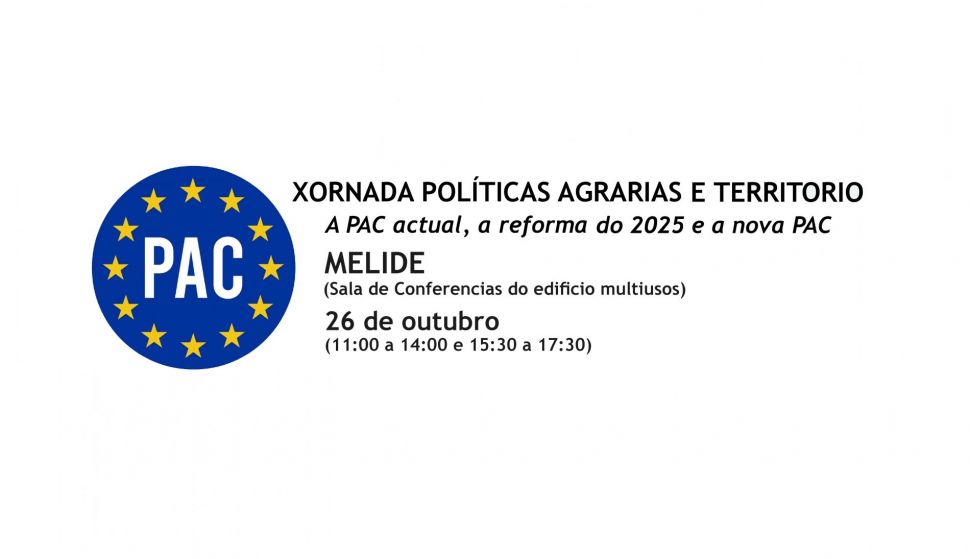 Xornada Políticas Agrarias e Territorio (Melide) 🗓
