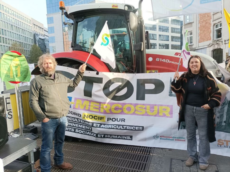 Participación do SLG na mobilización estatal fronte ao acordos de desregulación comercial e a prol dunha PAC máis forte para as labregas