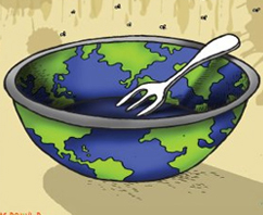 As Transnacionais contribúen a aumentar a fame. Os labregos e labregas ofrecen solucións.