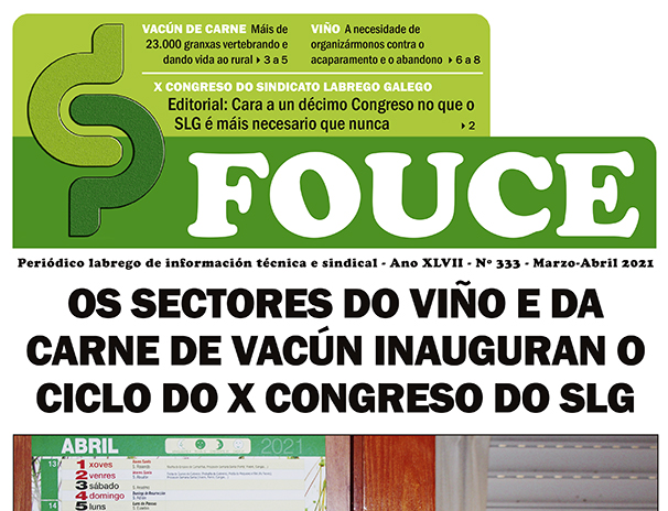 O Fouce 333 sinala o inicio do proceso para o décimo Congreso do Sindicato Labrego Galego