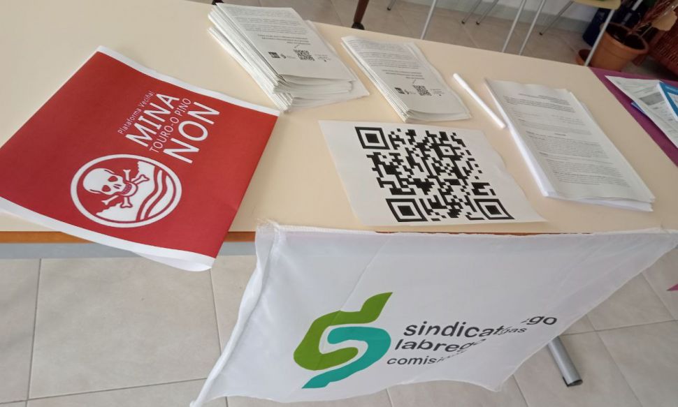 Poñemos a disposición os locais do SLG para alegar á mina de Touro-O Pino. Animamos a toda a cidadanía a visibilizar a súa oposición a este proxecto