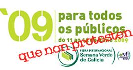 Responsábeis da Semana Verde de Galiza impiden ao SLG o reparto de información sobre a tractorada