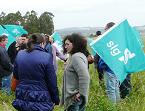 O Sindicato Labrego inicia en Cambre unha campaña para denunciar o incumprimento, por parte da Xunta, da lei que prohibe a forestación de terras agrarias