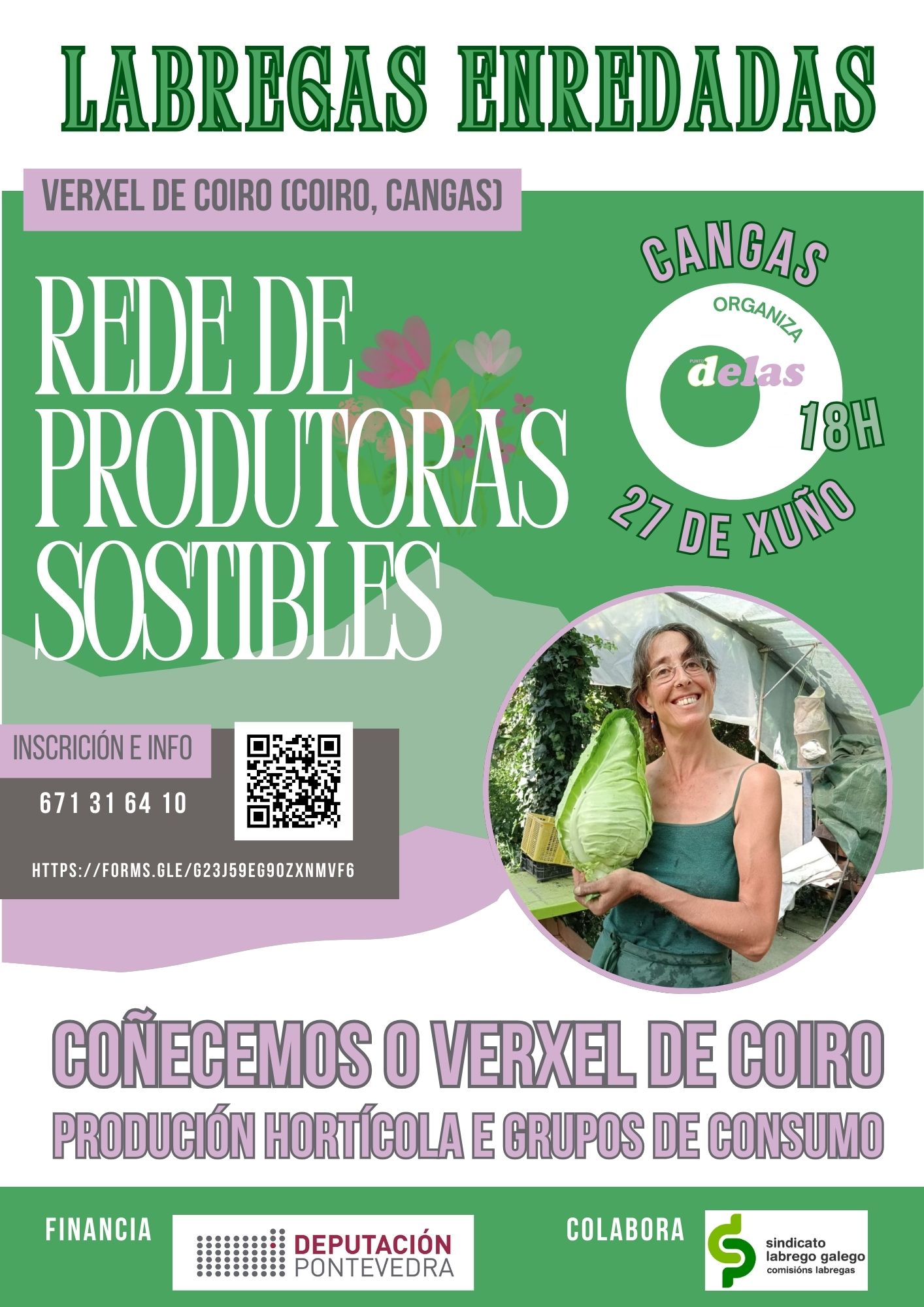 Cartaz visita Verxel de Coiro