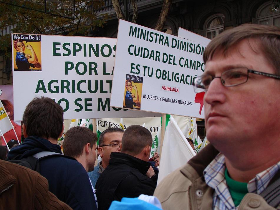 Participación do SLG nas mobilizacións multisectoriais unitarias (Madrid, 21/11/2009)